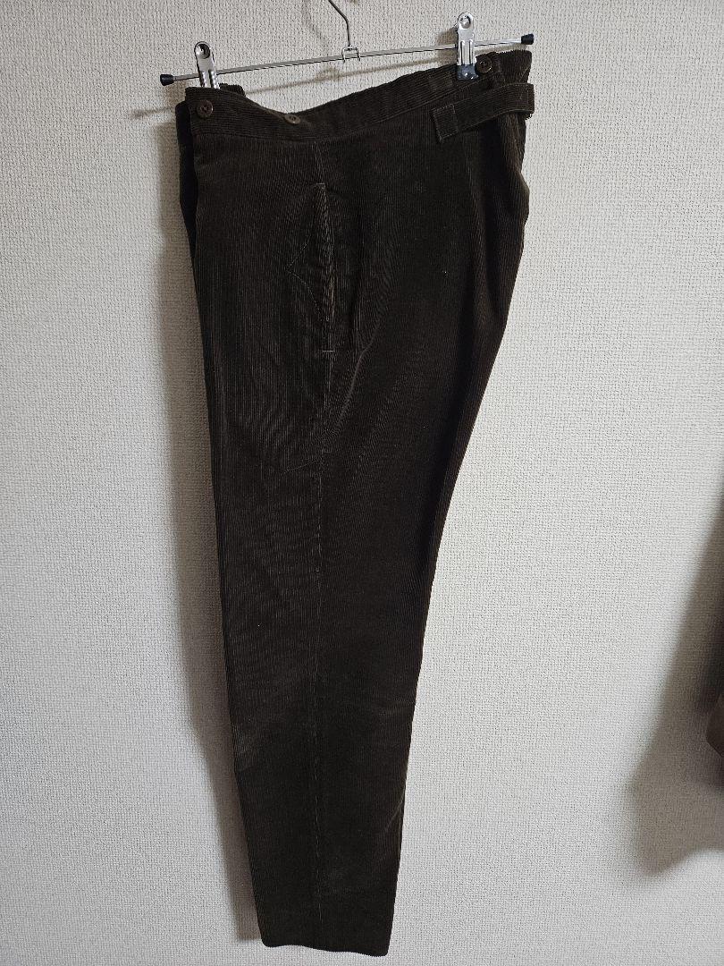 ANATOMICA テニスパンツ コーデュロイ ブロンズ サイズ40 画像1