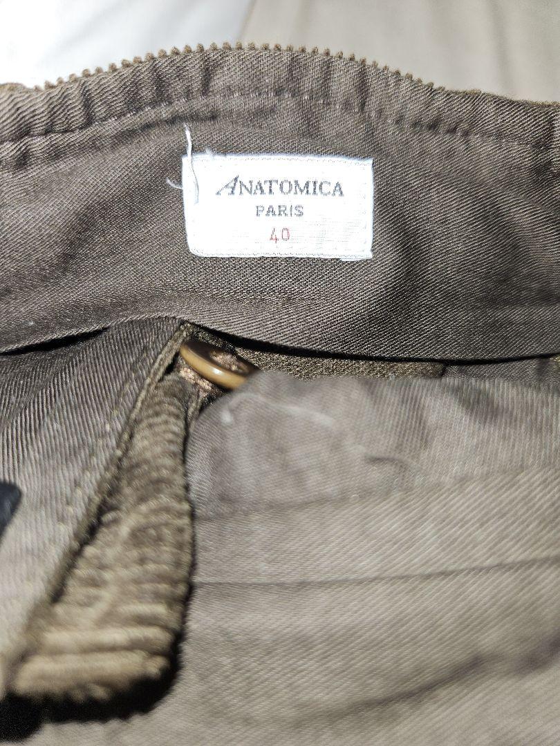ANATOMICA テニスパンツ コーデュロイ ブロンズ サイズ40 画像2