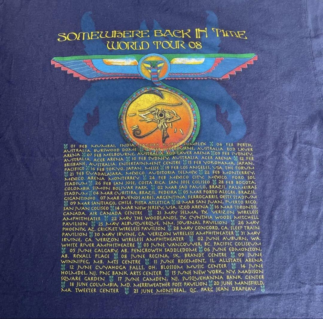 希少　IRON MAIDENアイアンメイデン　ツアーTシャツ　2008年