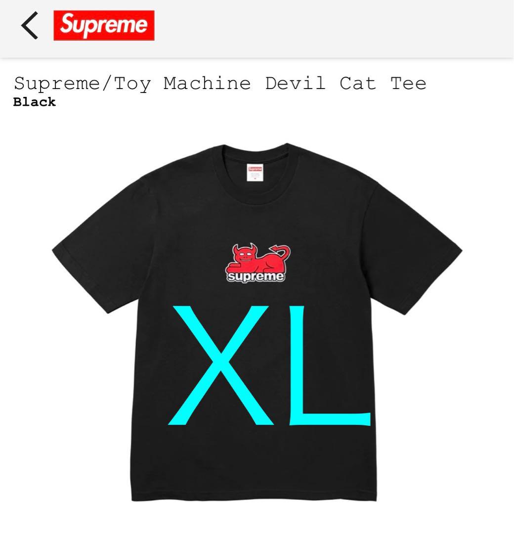 Supreme Toy Machine Devil  Cat Tee A