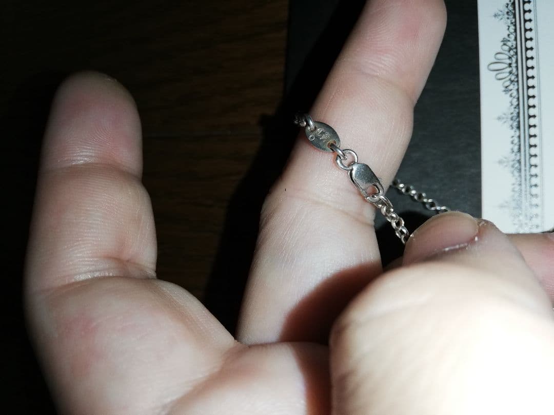 確実本物極美品クロムハーツロールチェーン20インチギャランティ付き