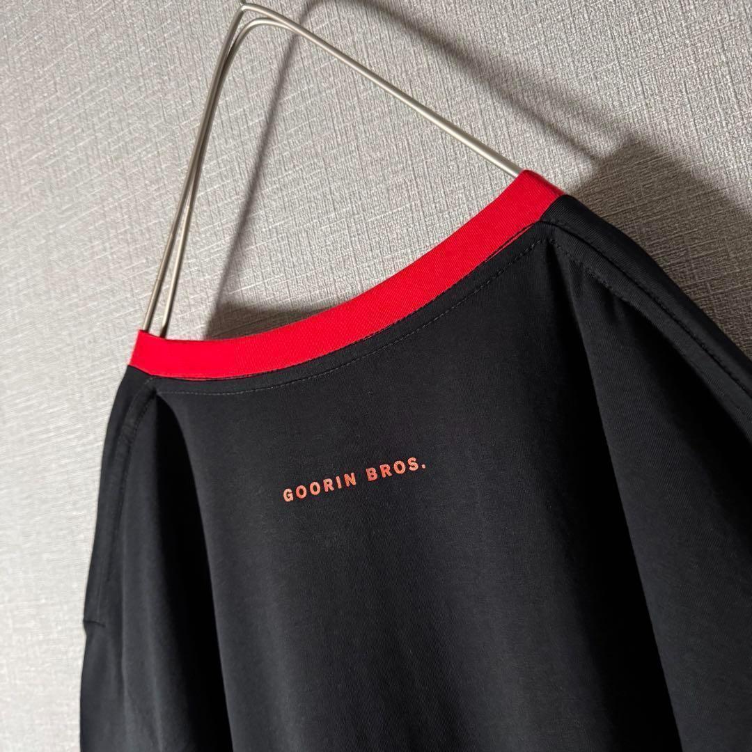 【新品・タグ付】人気★リンガーネック Tシャツパンサー センターロゴ 希少XL