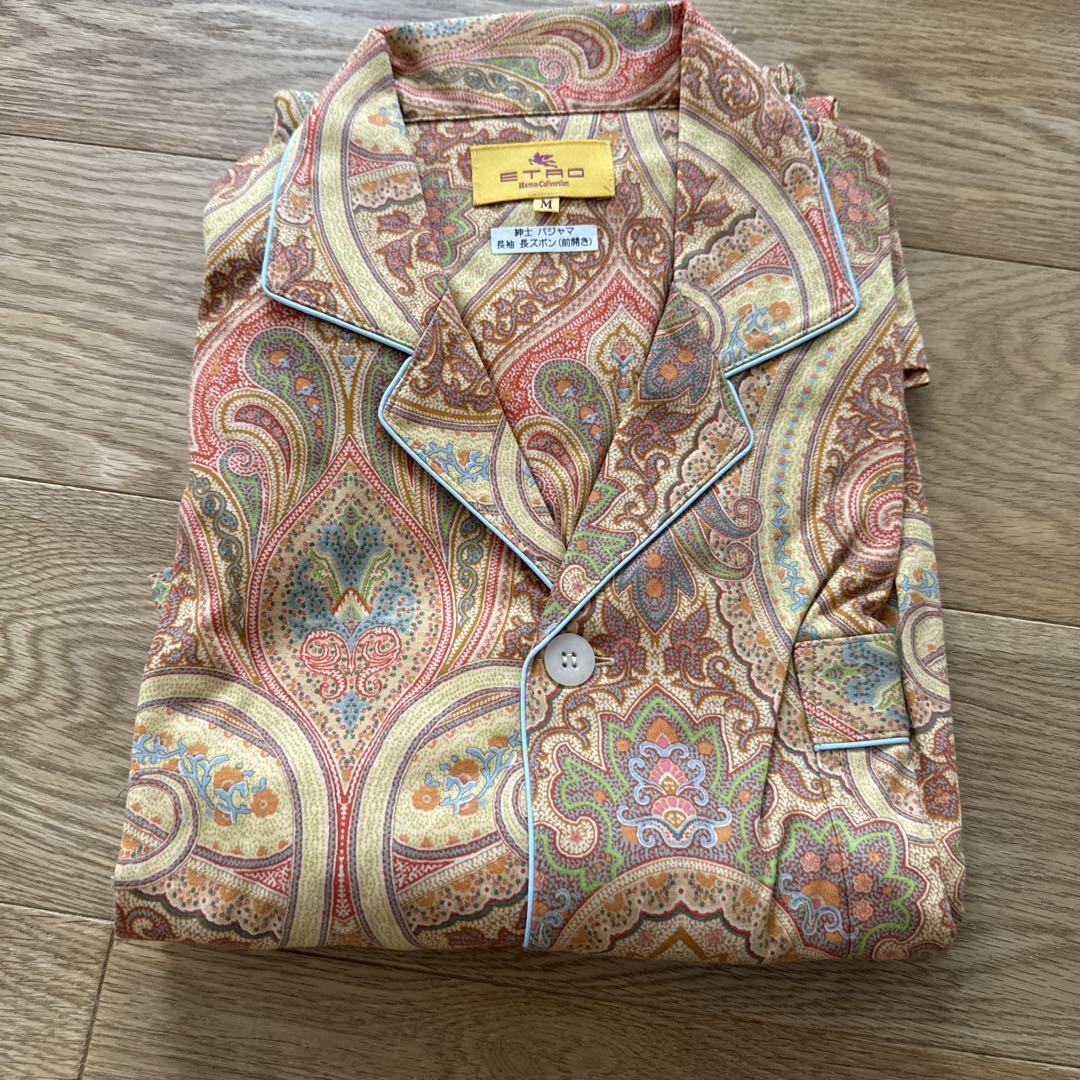 ETRO メンズパジャマ　長袖長ズボン