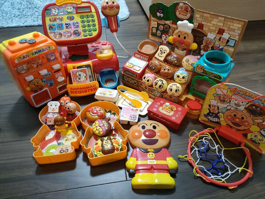 アンパンマン　おもちゃ　まとめ売り　アイス　パン　レジスター　おままごと アンパンマンおもちゃ他 7点セット おままごと アイス屋 パン屋