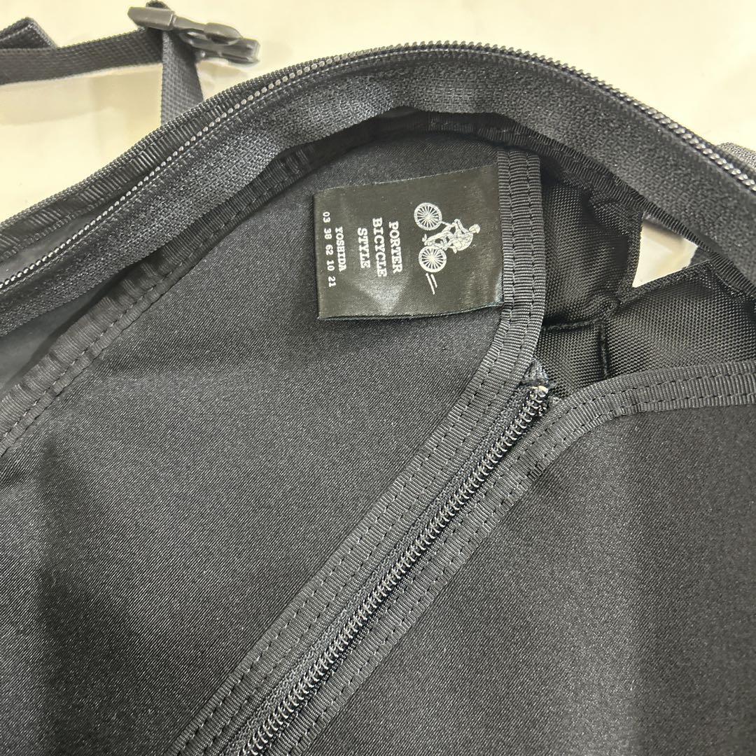 ポーター PORTER 木梨サイクル 黒 ナイロン リュック・バック