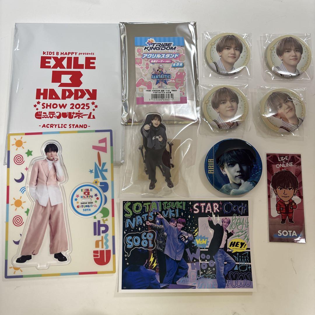 中島颯太 アクスタ 缶バッジ ステッカー ポストカード - メルカリ
