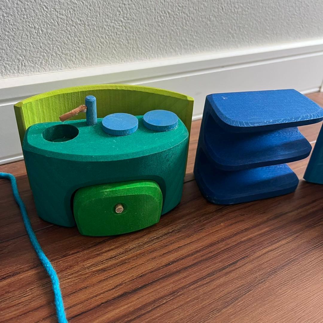 グリムス社 スマートハウス・ブルー 積み木 グリムス社 スマートハウス・ブルー 積み木