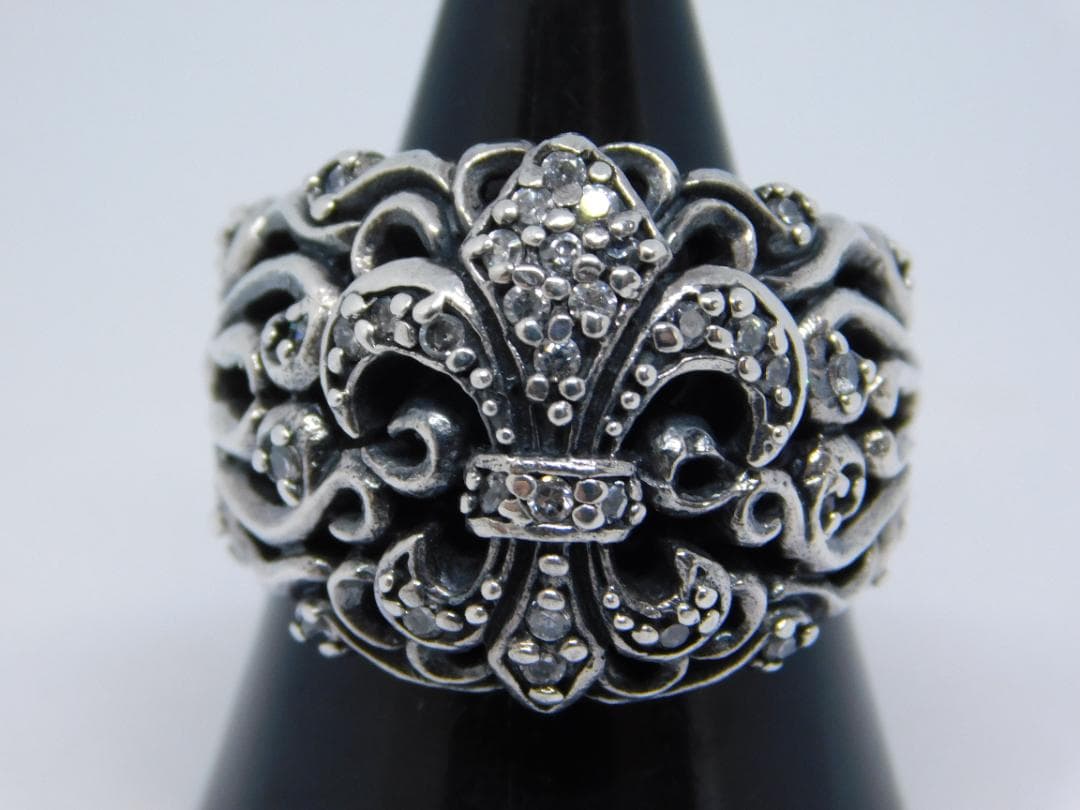 17号 新品 ナチュラルボーンアディクション ユリ ジルコニア リング