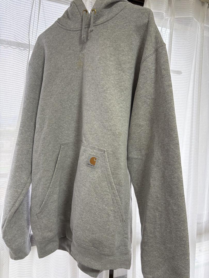 Carhartt グレー フード付きパーカー