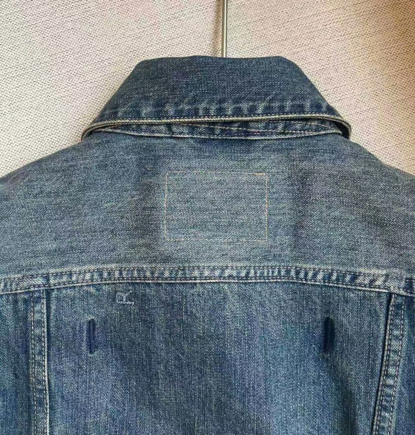 45R ヴィンテージカラージップアップデニムジャケット