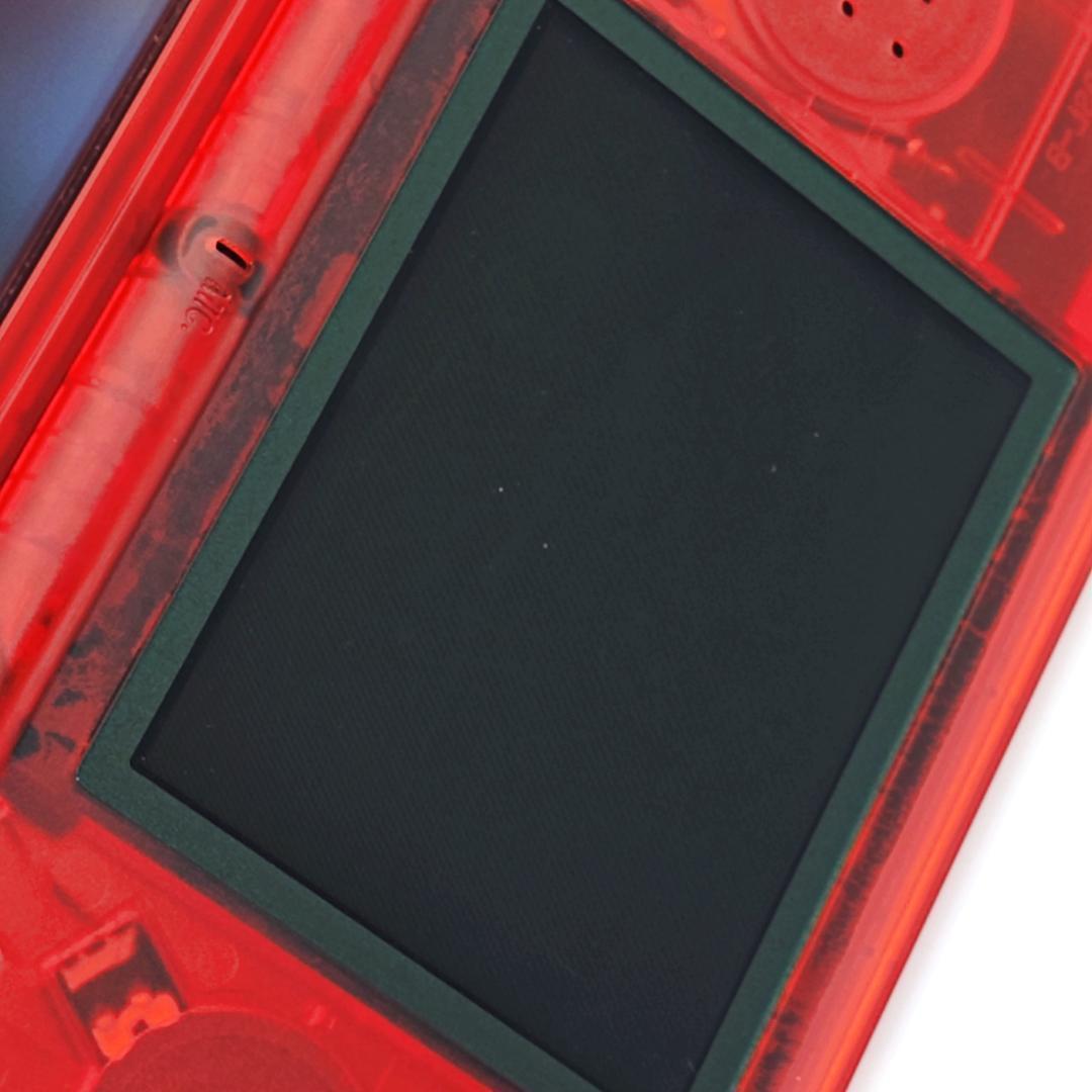 【極美品/整備済】Nintendo DS Lite クリアレッド 本体 E104 【極美品/整備済】Nintendo DS Lite クリアレッド 本体 E104
