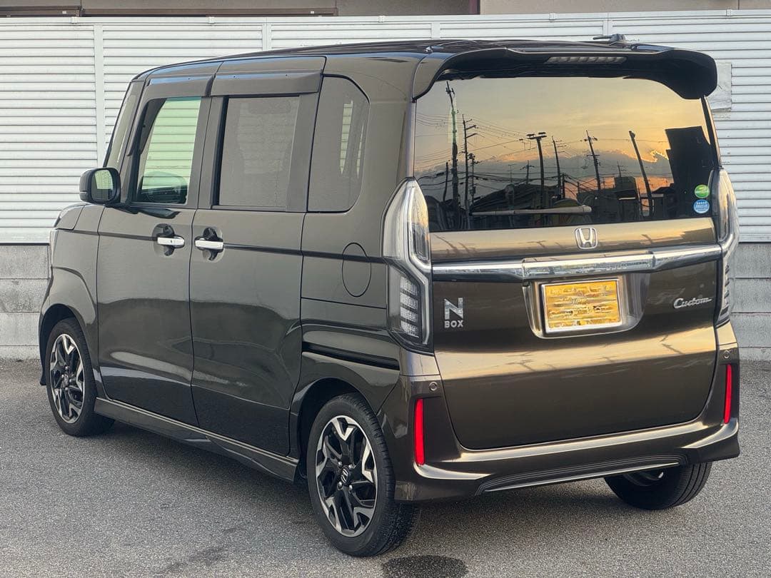 令和2年式　検9年2月　N-BOXカスタム　G Lターボホンダセンシング　修復無