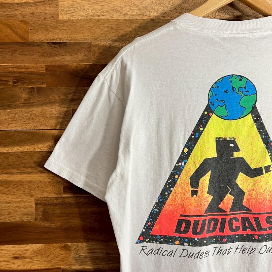 【O79】90s USA製 ONEITA 半袖Tシャツ ホワイト プリント L