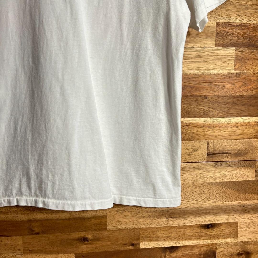 【O79】90s USA製 ONEITA 半袖Tシャツ ホワイト プリント L