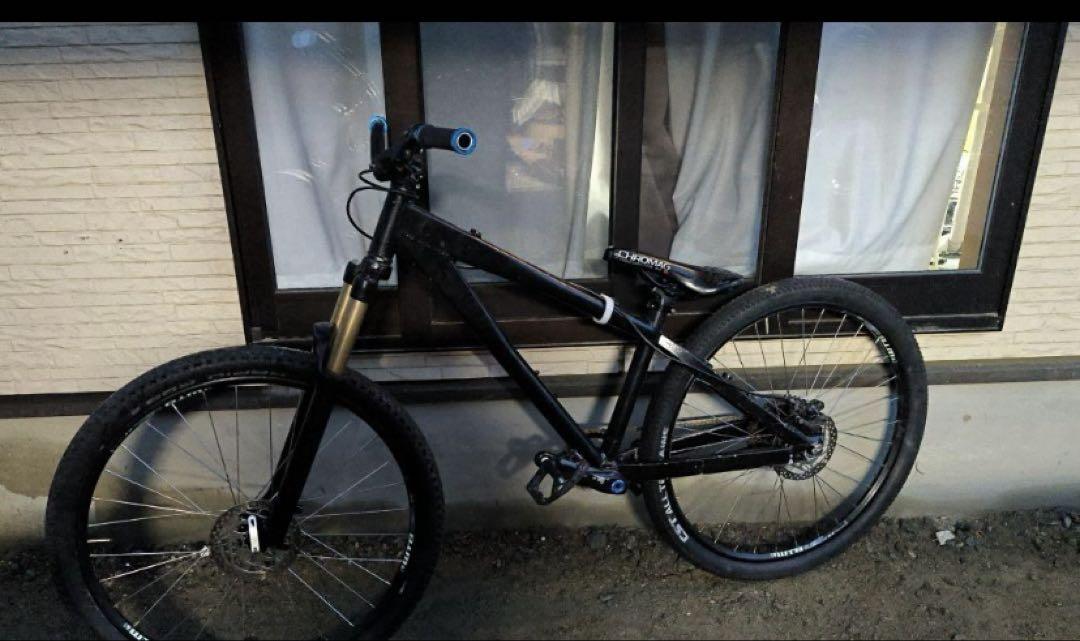 ブラックマウンテンバイクフレーム