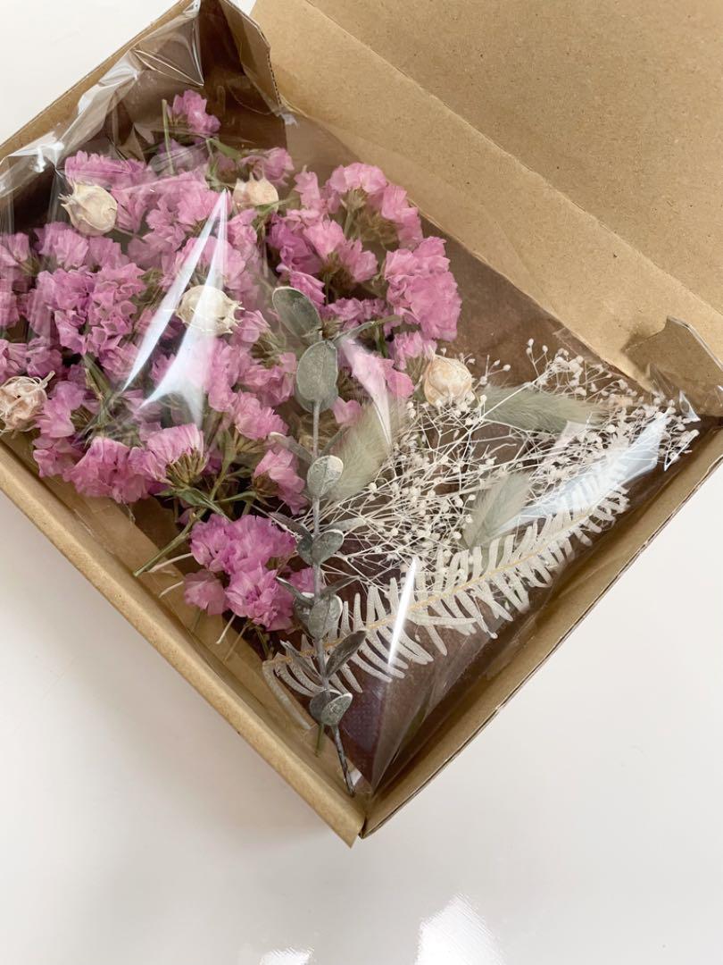 小さな花材セット フーセンポピー スターチス 20㎝×14.5㎝ ドライ 小さな花材セット フーセンポピー スターチス 20㎝×14.5㎝ ドライ