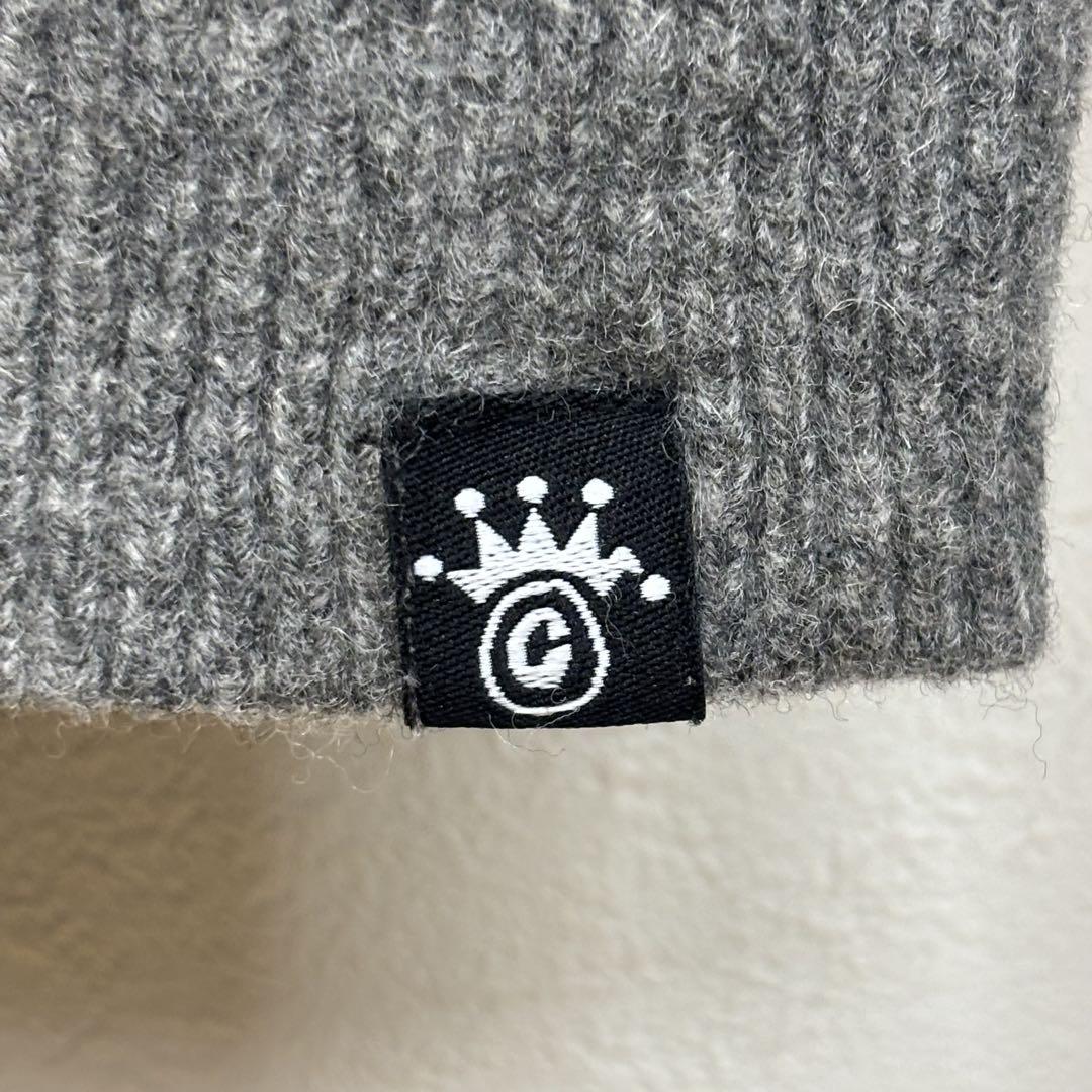 STUSSY ステューシー ニット セーター カーディガン 長袖 グレー