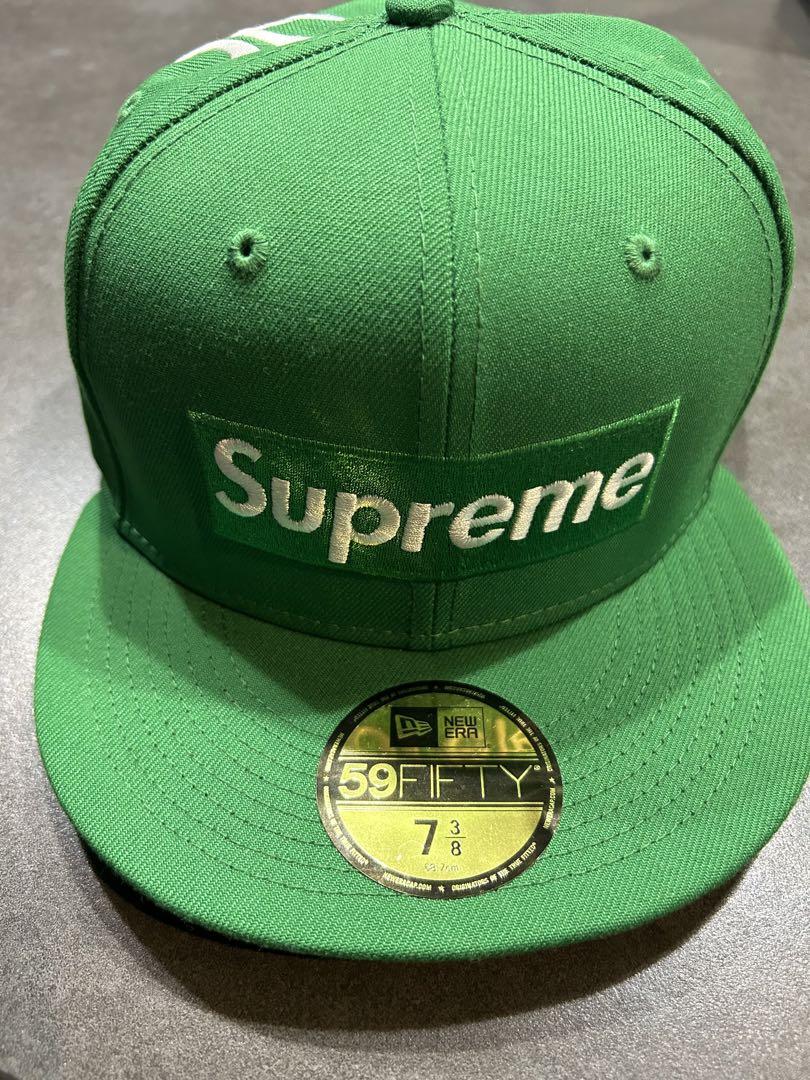 Supreme 59FIFTY キャップ 7 3/8 ダークグリーン