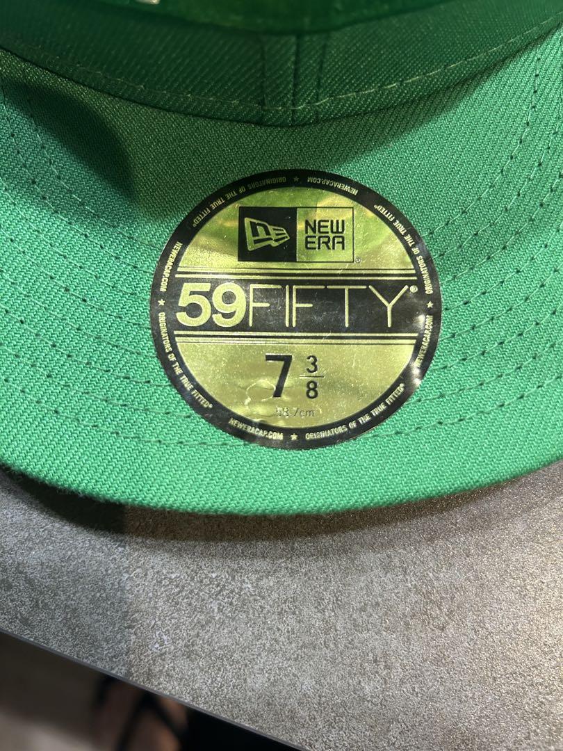 Supreme 59FIFTY キャップ 7 3/8 ダークグリーン