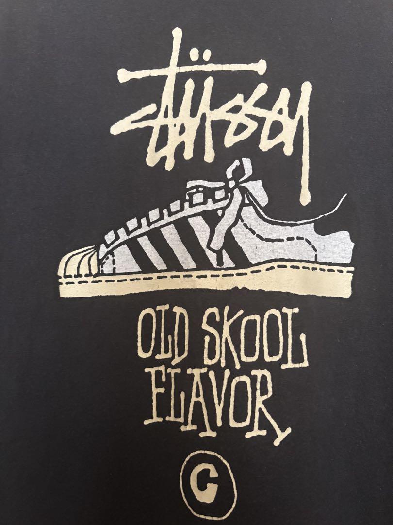 Stüssy OLD SKOOL FLAVOR Tシャツ ブラック Mサイズ