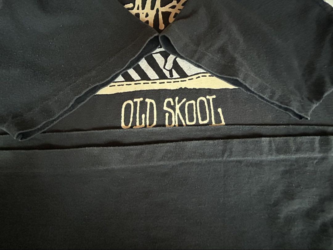 Stüssy OLD SKOOL FLAVOR Tシャツ ブラック Mサイズ