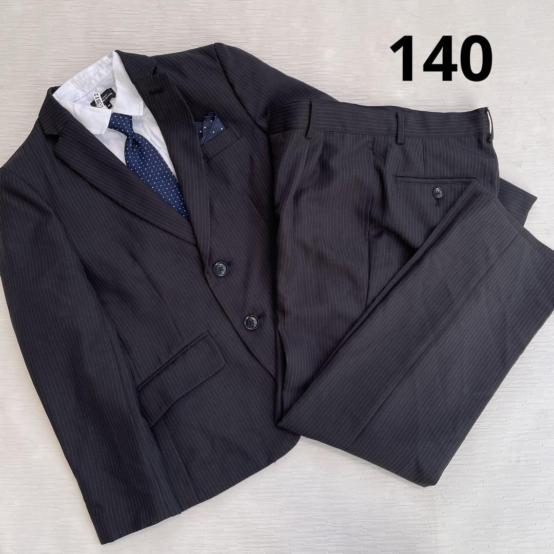 ✩美品✩ BACK＆FORTH フォーマル スーツ キッズ 男の子 140 ☆美品☆3点セット♪【送料無料】BACK&FORTH 男の子 フォーマル