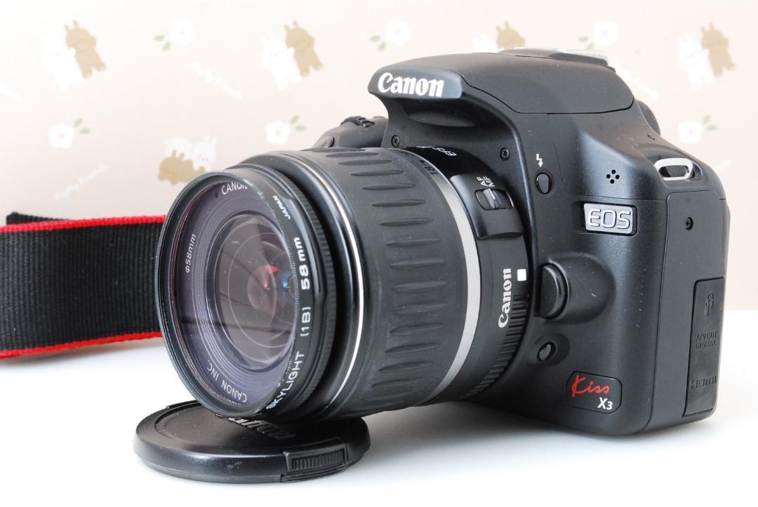 美品❤️ショット極少❤️Canon eos Kiss X3❤️高性能デジタル一眼レフ 美品❤️ショット極少❤️Canon eos Kiss X3❤️高性能デジタル