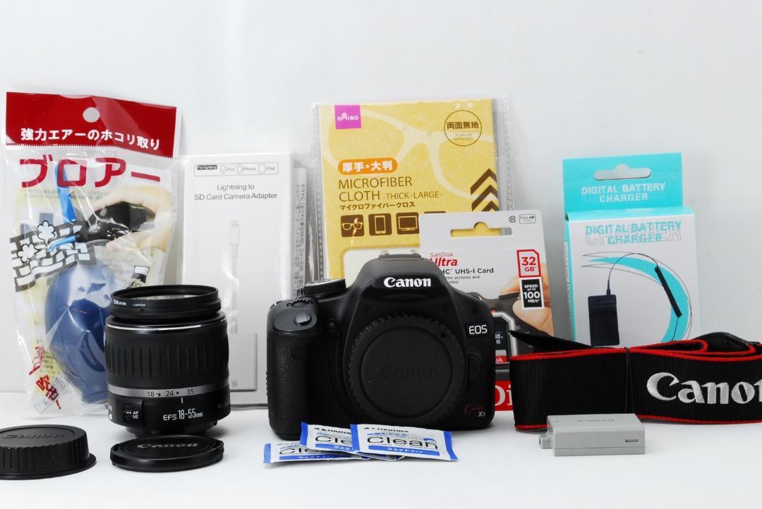 美品❤️ショット極少❤️Canon eos Kiss X3❤️高性能デジタル一眼レフ 美品❤️ショット極少❤️Canon eos Kiss X3❤️高性能デジタル