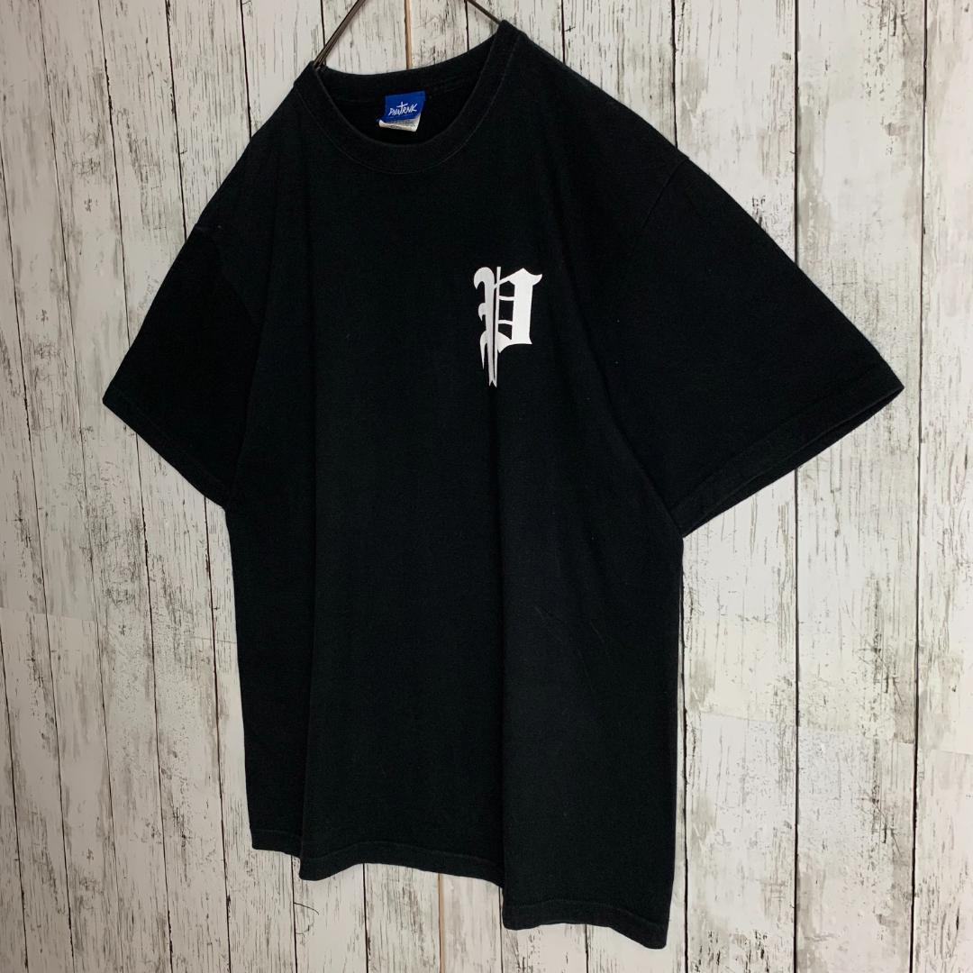 【希少XLサイズ】ファットランク☆ビッグバックロゴ入り入手困難Tシャツ/2769