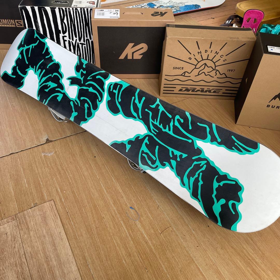 K2　VANDEL　バインディング付スノーボードセット　グラトリ◎