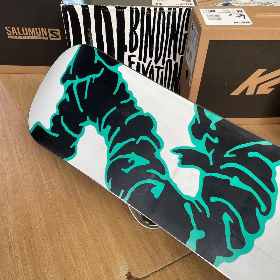 K2　VANDEL　バインディング付スノーボードセット　グラトリ◎