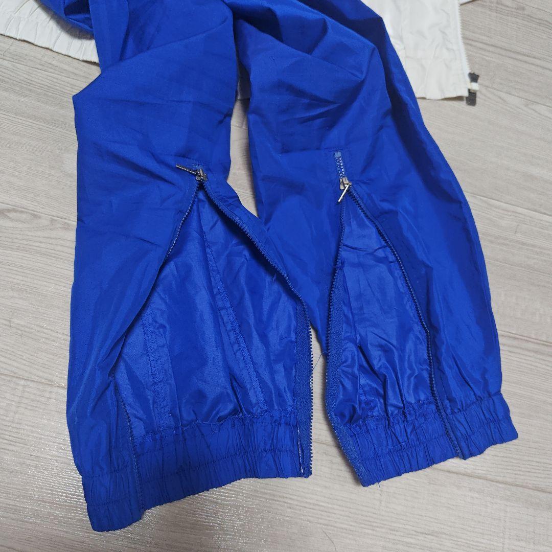 adidas ウィンドブレーカー上下　 ホワイト/ブルー/レッド トリコロール