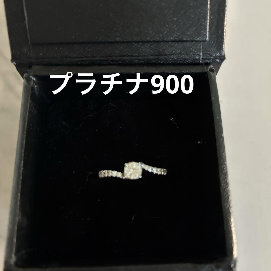 ✨PT900 スクエアカットリング✨