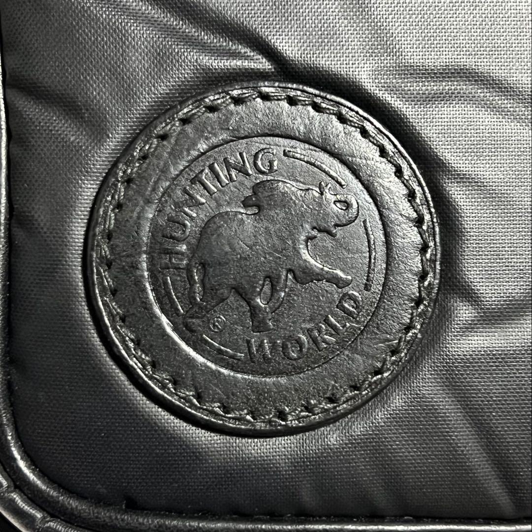 HUNTING WORLD ショルダーバッグ　バチュークロス　ワンショルダー　黒