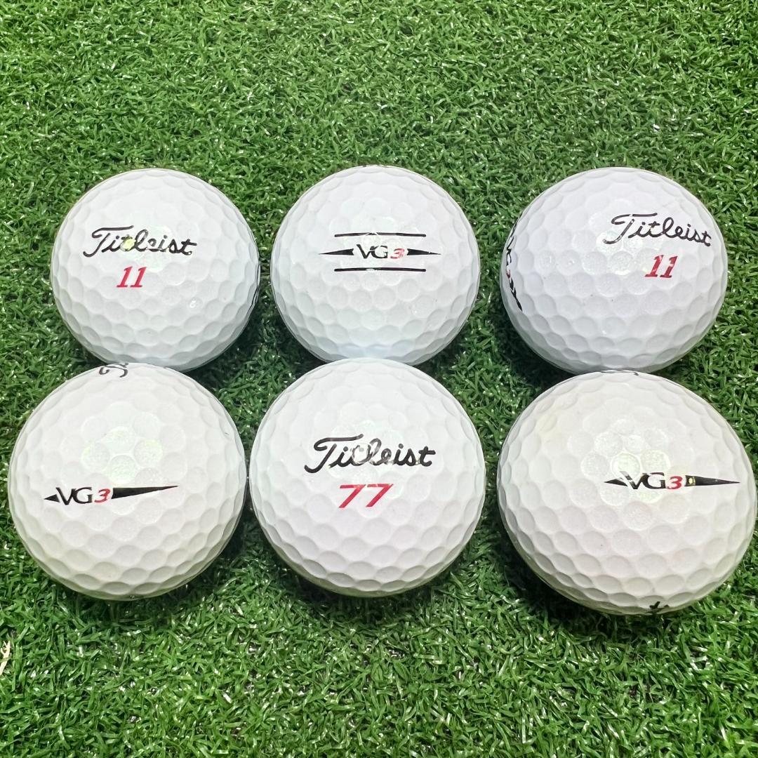 S02】Titleist VG3 白 年式混合 ロストボール 24球 - メルカリ