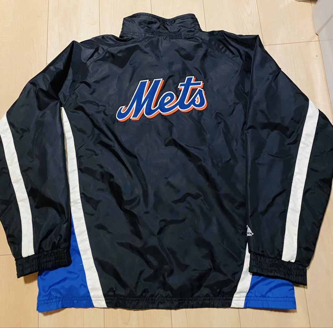majestic マジェスティック MLB メッツ ナイロンジャケット