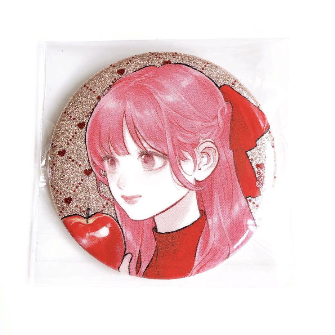 ゆびさきと恋々 缶バッジ ポップアップ スプリングギフト ゆびさきと恋々 描き下ろし SPRING GIFT グリッター 缶バッジ