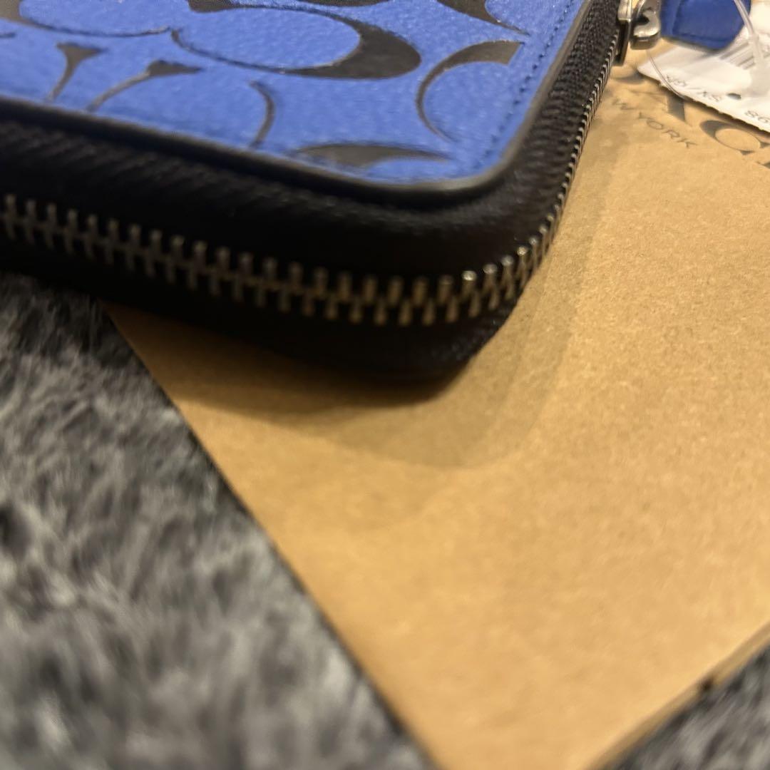 COACHコーチシグネチャーシンプル人気アコーディオン長財布【新品未使用】