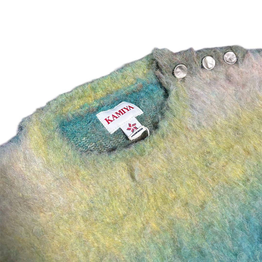 トップス KAMIYA Dyeing Button Knit