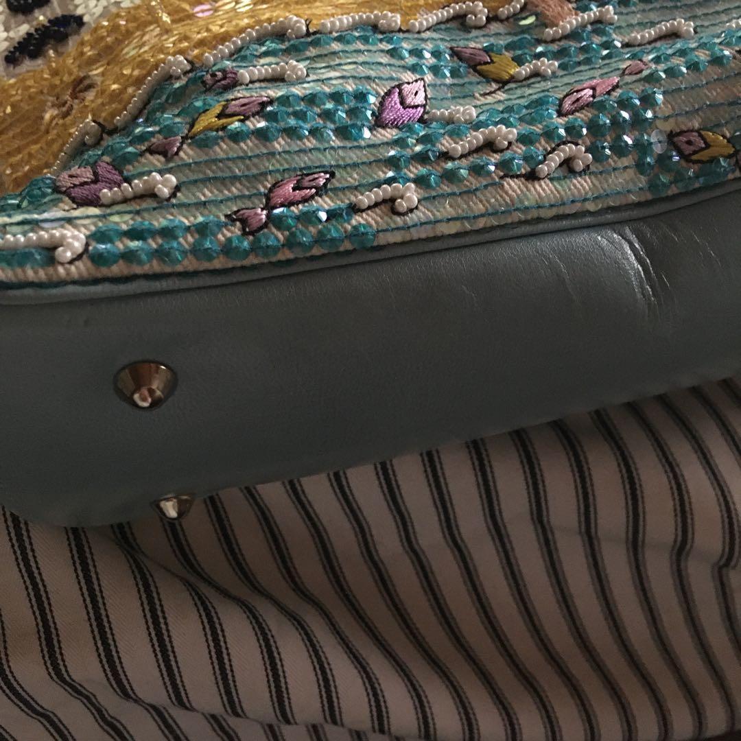 アニヤハインドマーチ 刺繍・ビーズ・スパンコール トートバッグ アニヤハインドマーチ 刺繍・ビーズ・スパンコール トートバッグ