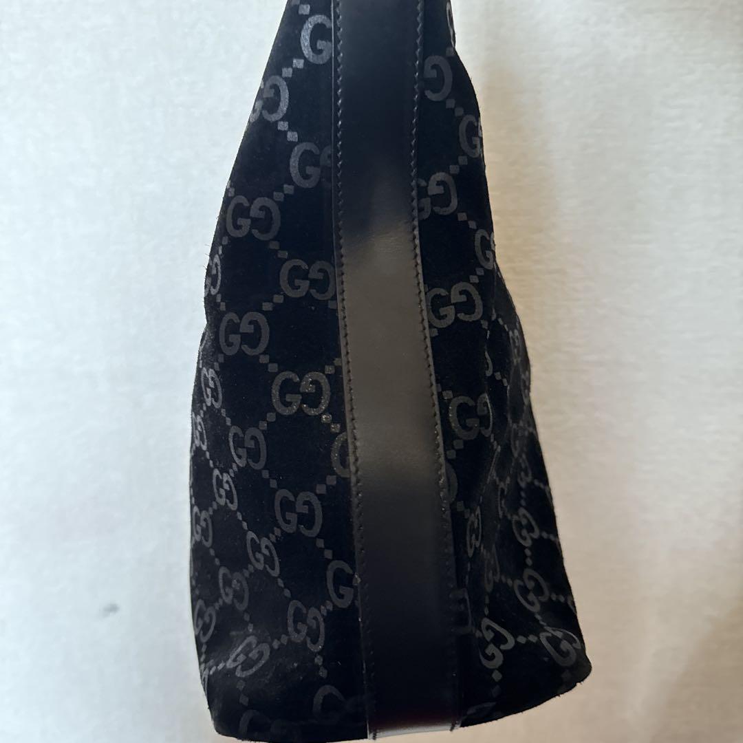 GUCCI ブラック GGパターン バッグ GUCCI ブラック GGパターン ハンドバッグ