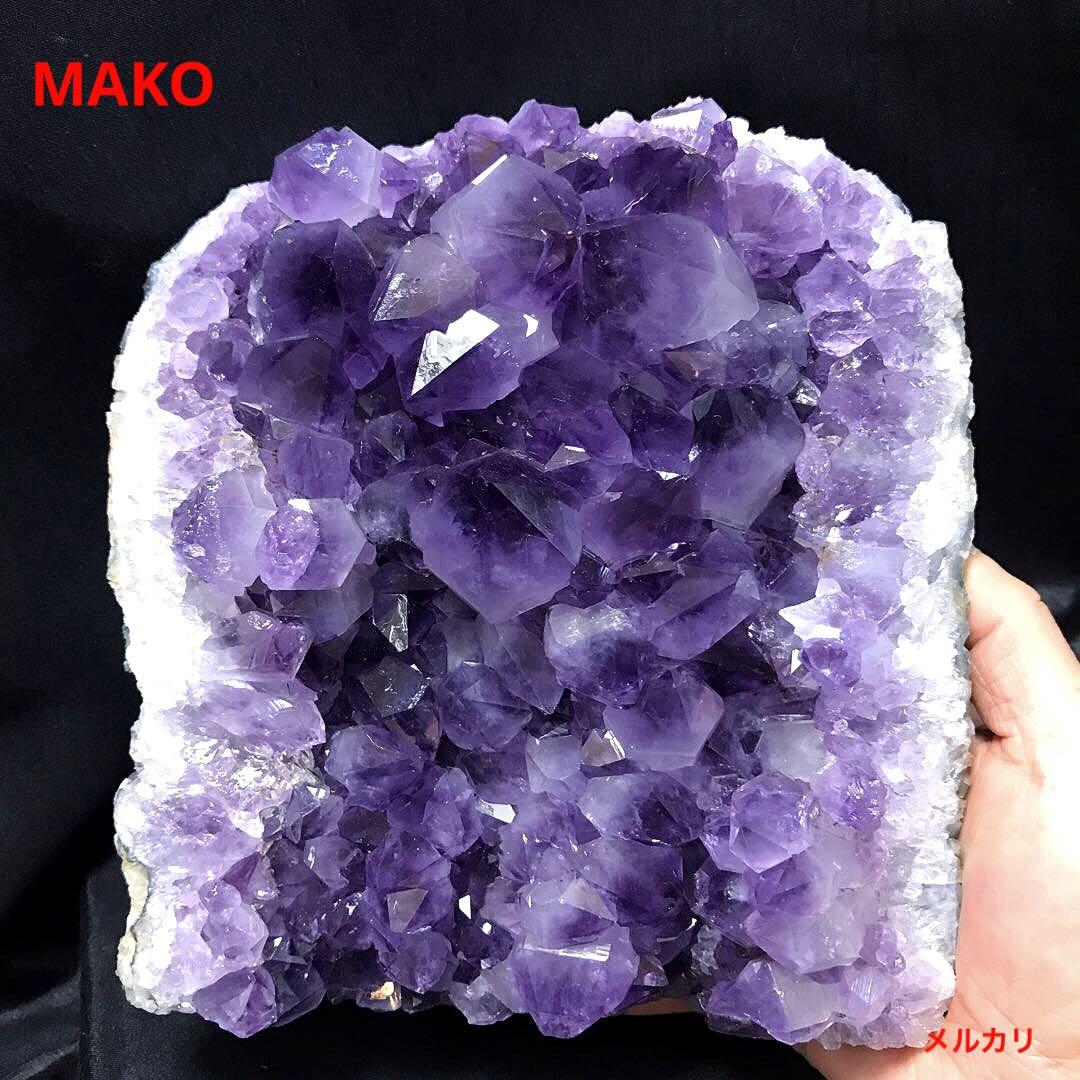M1302☆アメジストクラスター3.4Kg☆天然石 原石