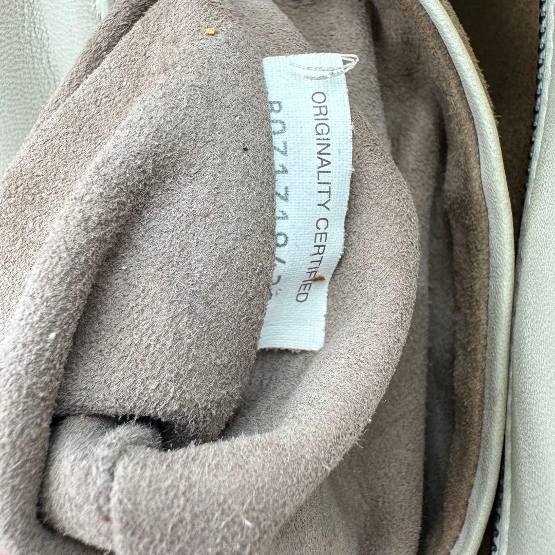 BOTTEGA VENETA ハンドバッグ ベージュ オールレザー BOTTEGA VENETA ハンドバッグ ベージュ オールレザー