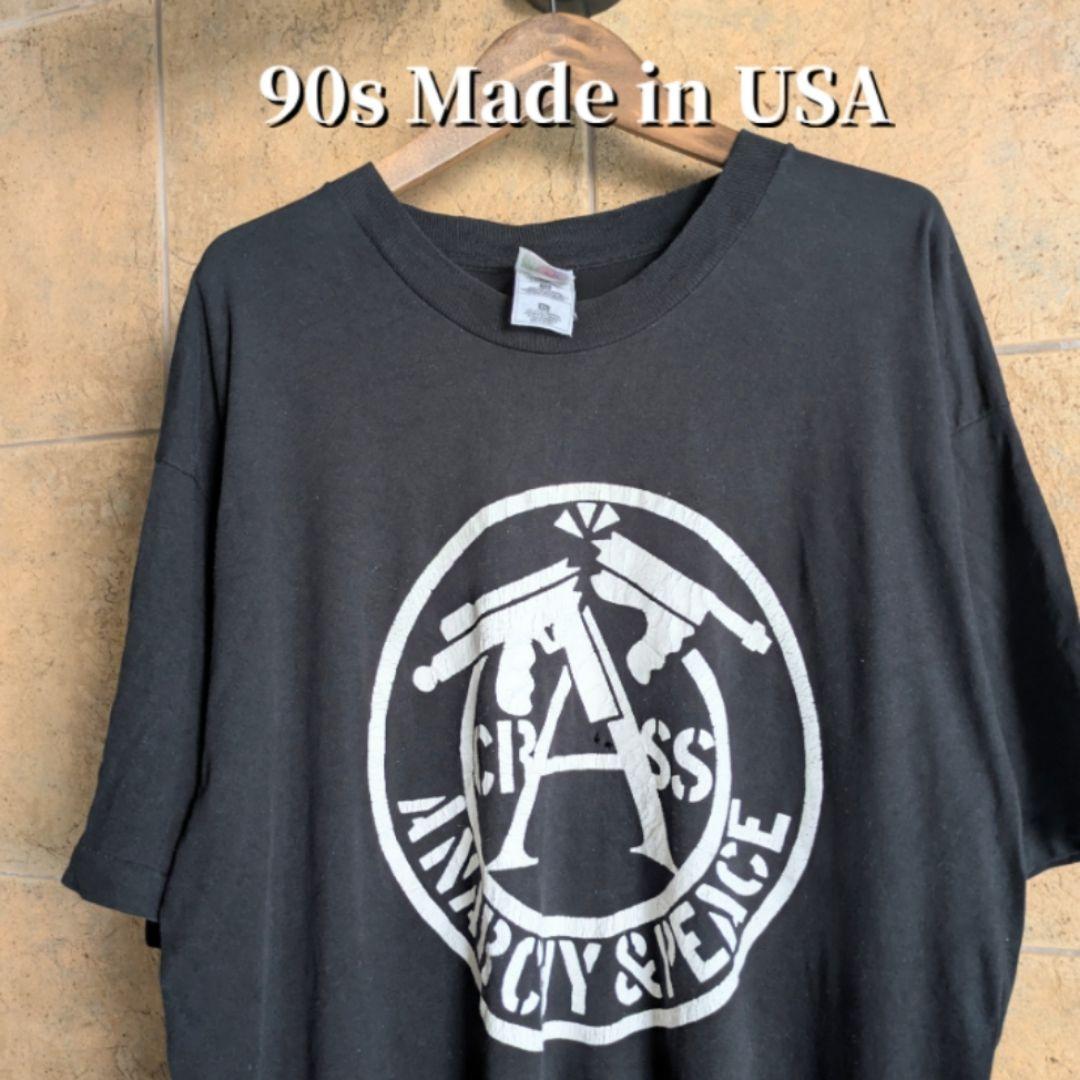90s USA製　Crass　クラス　バンド　パンク　Tシャツ