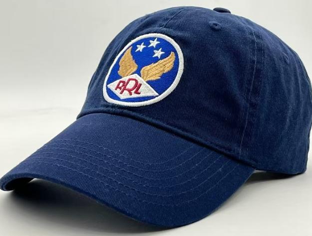 Winged-Logo Twill Ball Cap