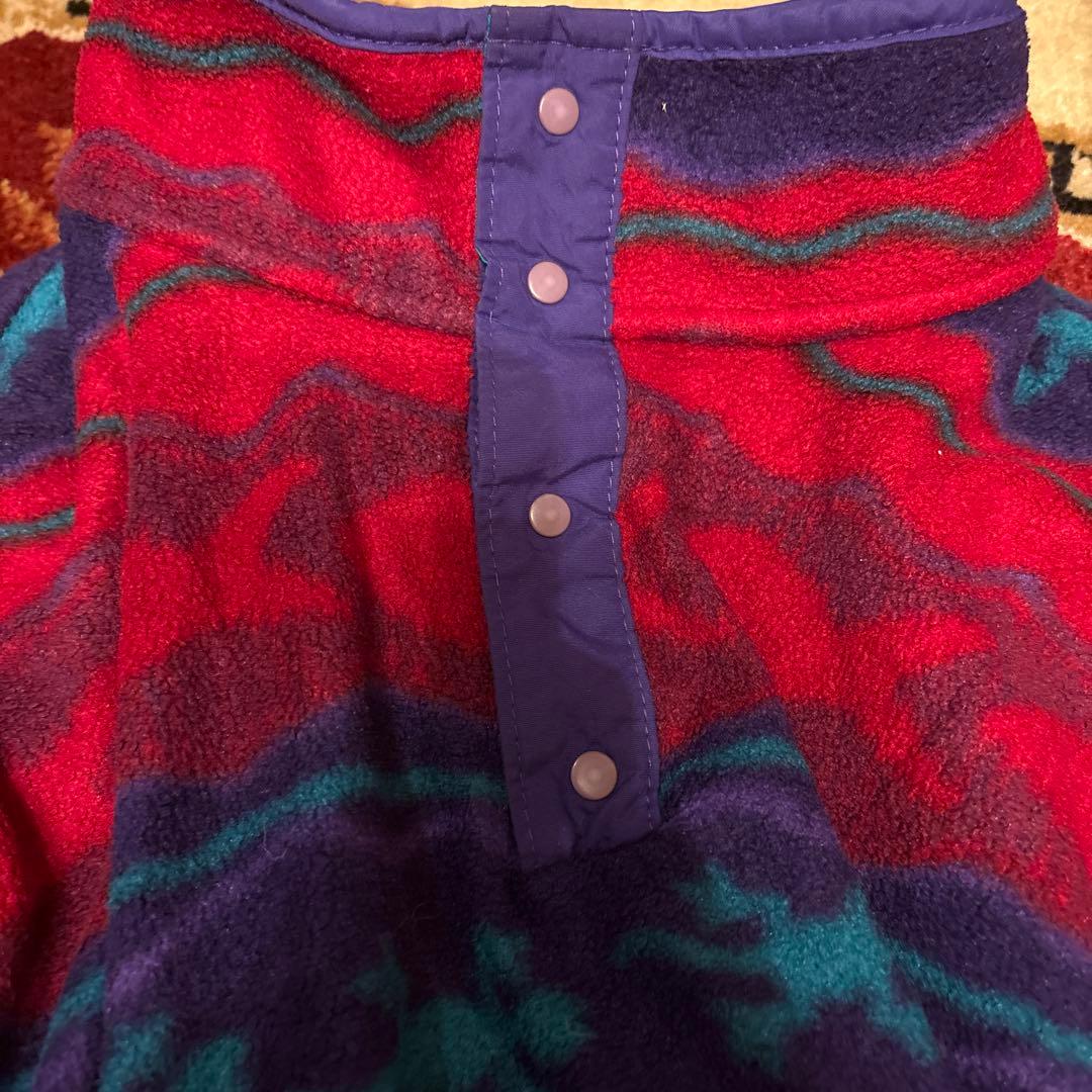 L.L.Bean ハーフジップフリース 赤・紫・青 L.L.Bean ハーフジップフリース 赤・紫・青