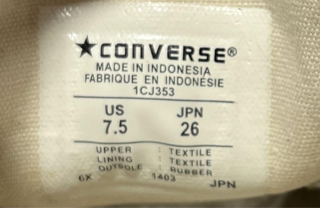 コンバース ポーター ジャックパーセル 26