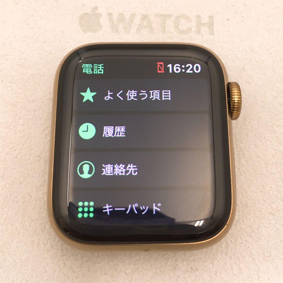 があり 最新モデル Apple Watch series4 ゴールドステンレス 44mm bqw1R-m70099534041 とのペアリ