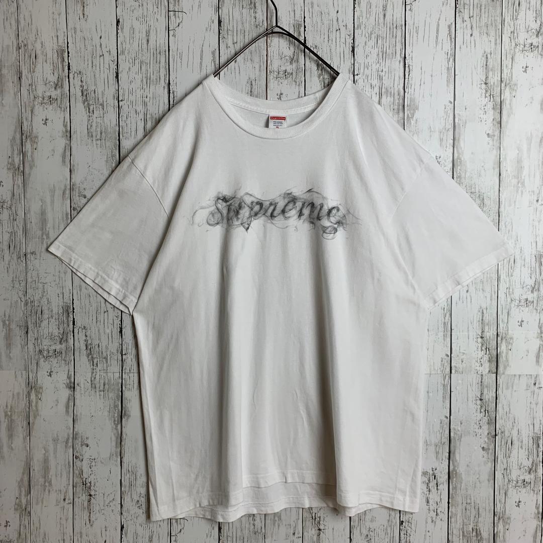 【名作・最高デザイン】シュプリーム☆スモークビッグロゴ入りTシャツ/2032