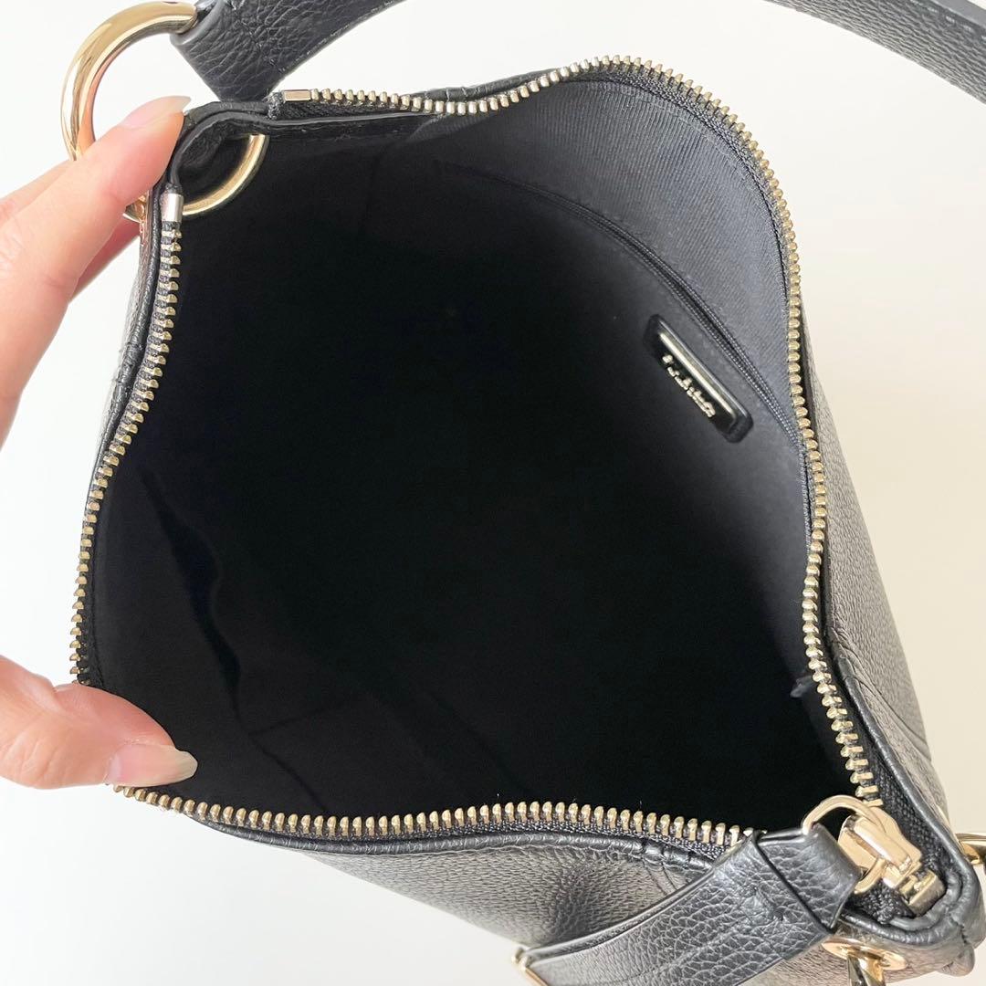 【新品】FURLA 2way ワンショルダーバッグ シエナ ホーボー 黒 【新品】FURLA 2way ワンショルダーバッグ シエナ ホーボー 黒